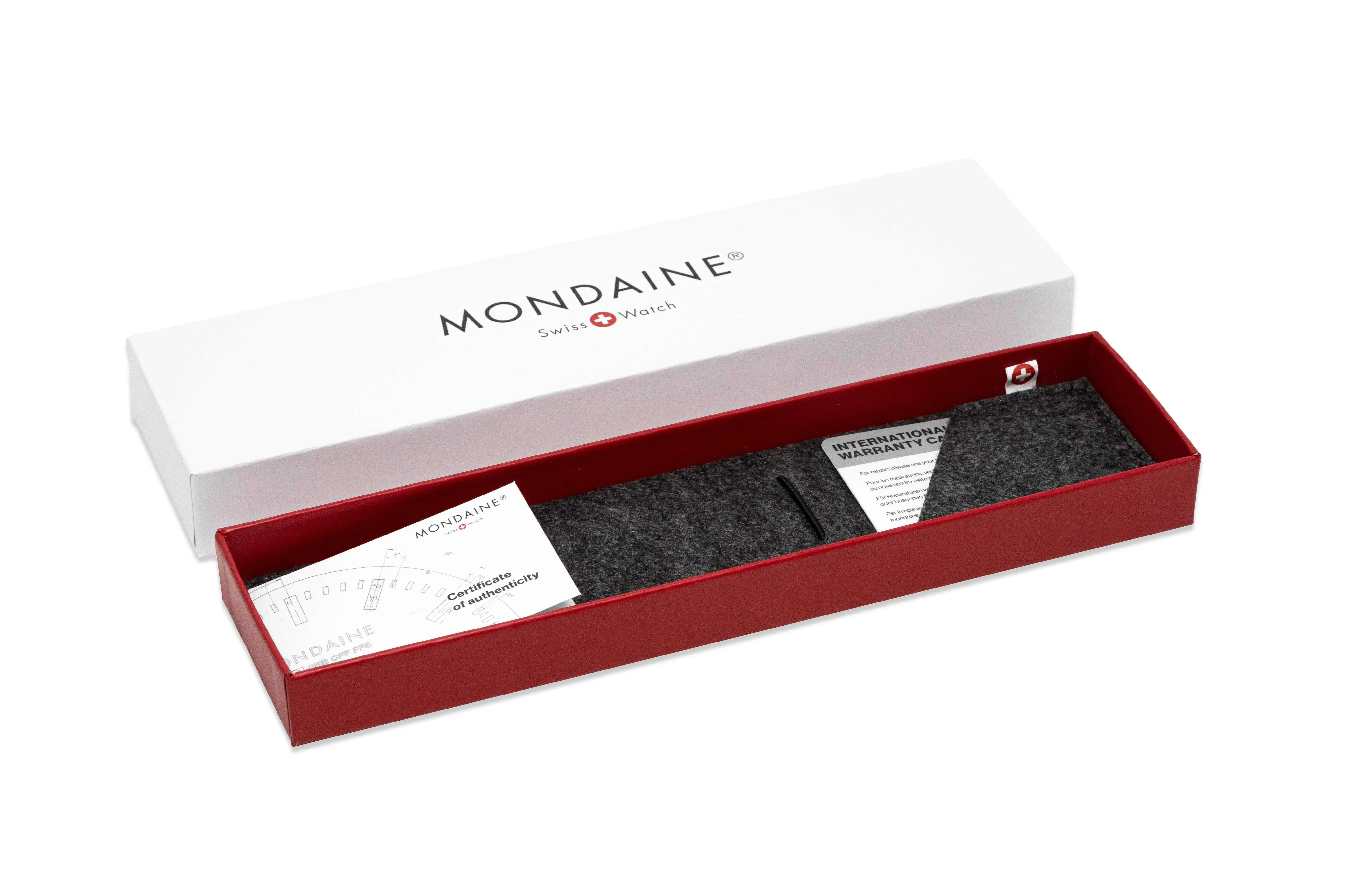 Mondaine Ladies Watch Classic White Orange A658.30323.17SBF