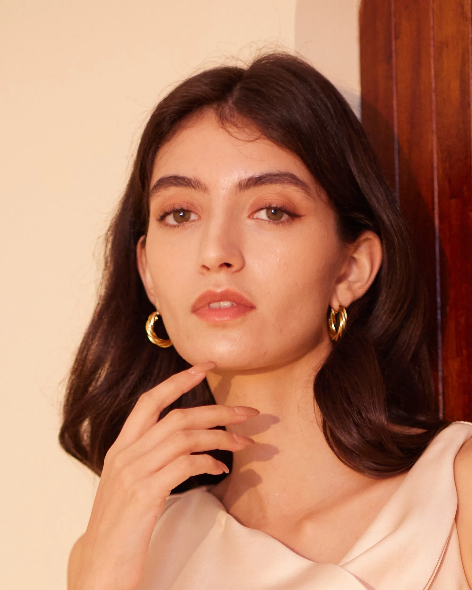 Nalati Swirl Ring Earrings