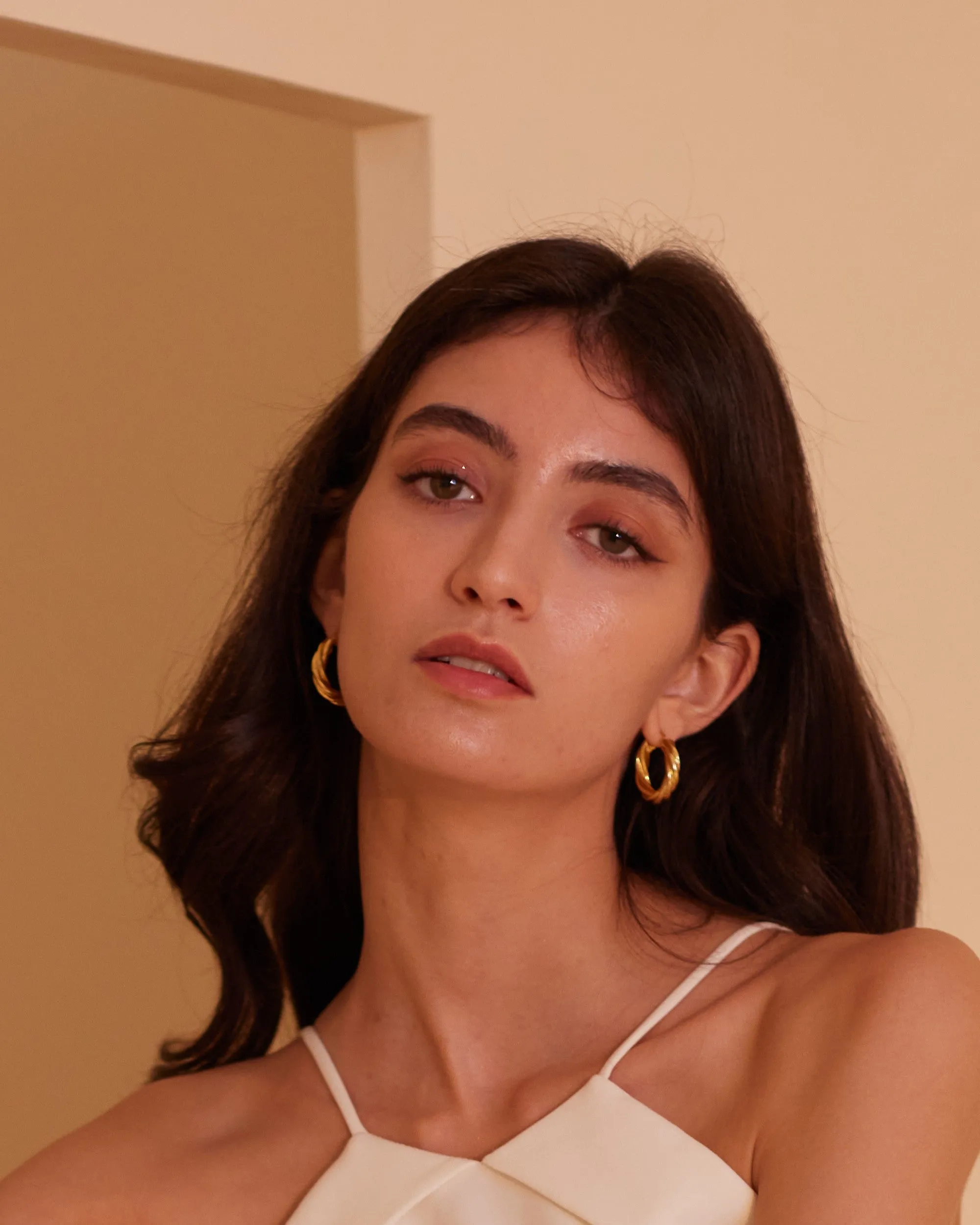Nalati Swirl Ring Earrings