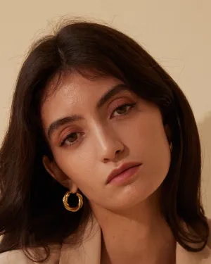 Nalati Swirl Ring Earrings