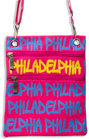 NWPH01 Robin Ruth Neck Wallet - Philadelphia Neon Pink