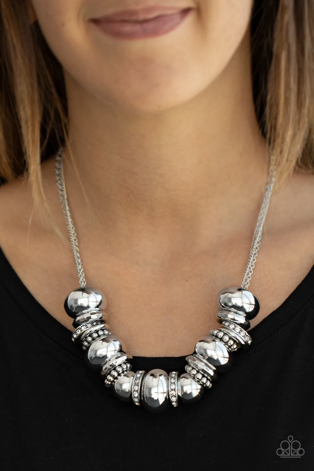 Only The Brave - White - Paparazzi Accessories
