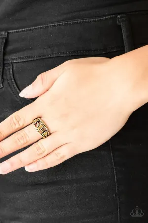 Paparazzi Ring ~ Noble Nova - Brass