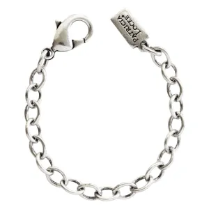Patricia Locke 3" Sterling Silver Plated Link Chain Necklace Extender w/ Lobster Clasp