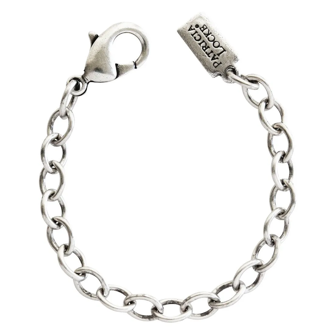 Patricia Locke 3" Sterling Silver Plated Link Chain Necklace Extender w/ Lobster Clasp