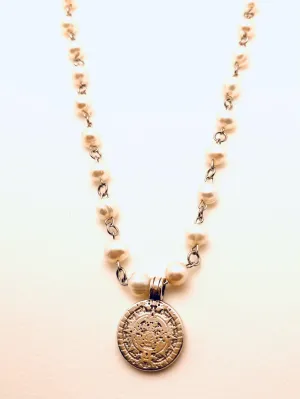 Pearl Coin Necklace