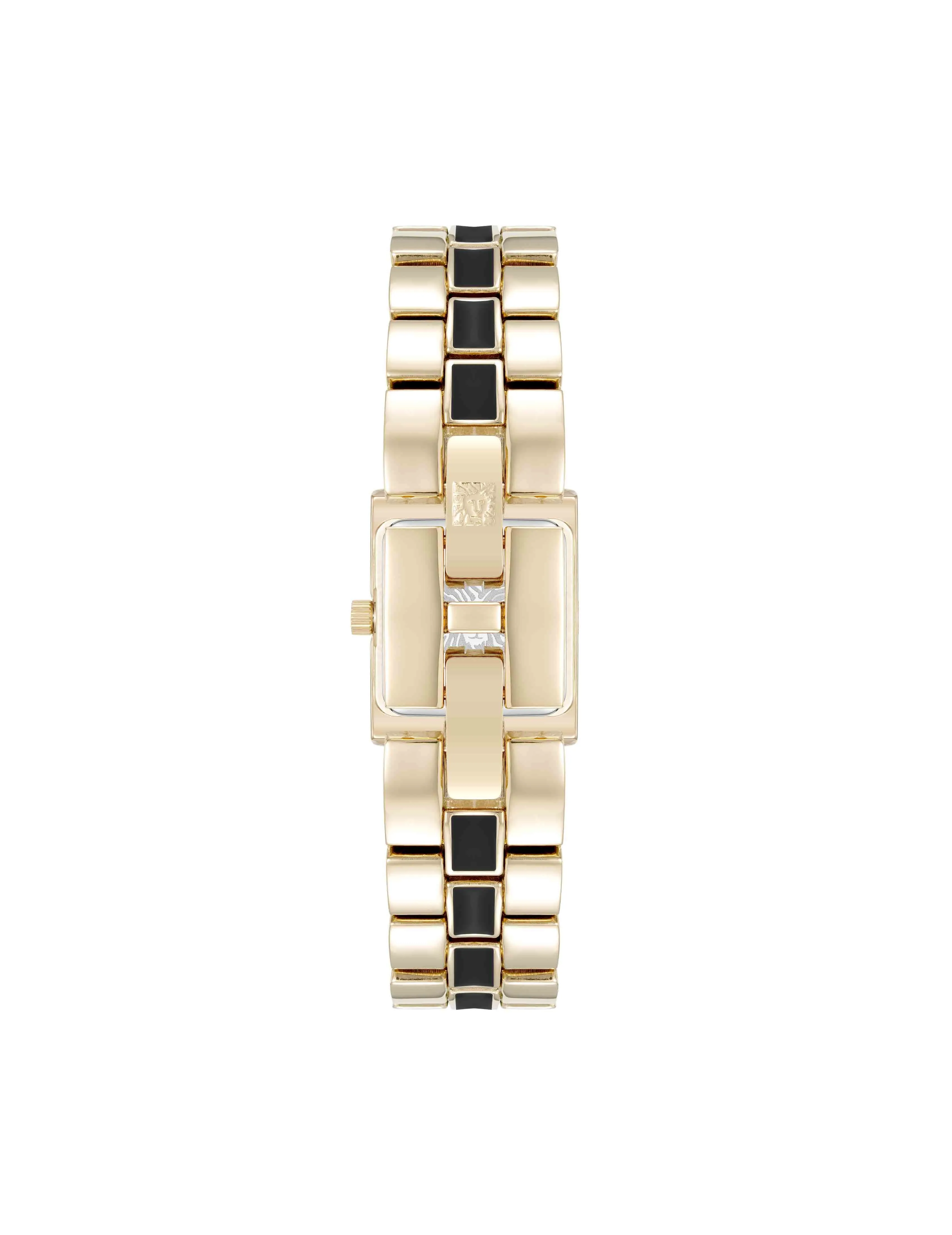 Petite Enamel Center Link Bracelet Watch