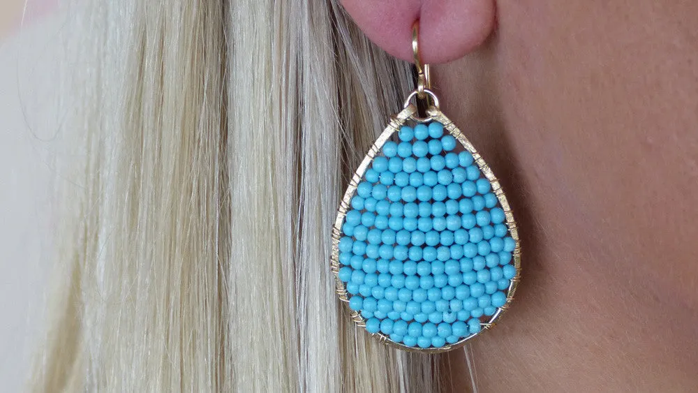 Posh Turquoise Earrings