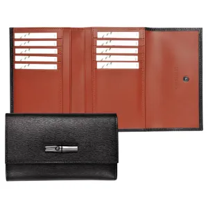Roseau Compact Wallet - Black