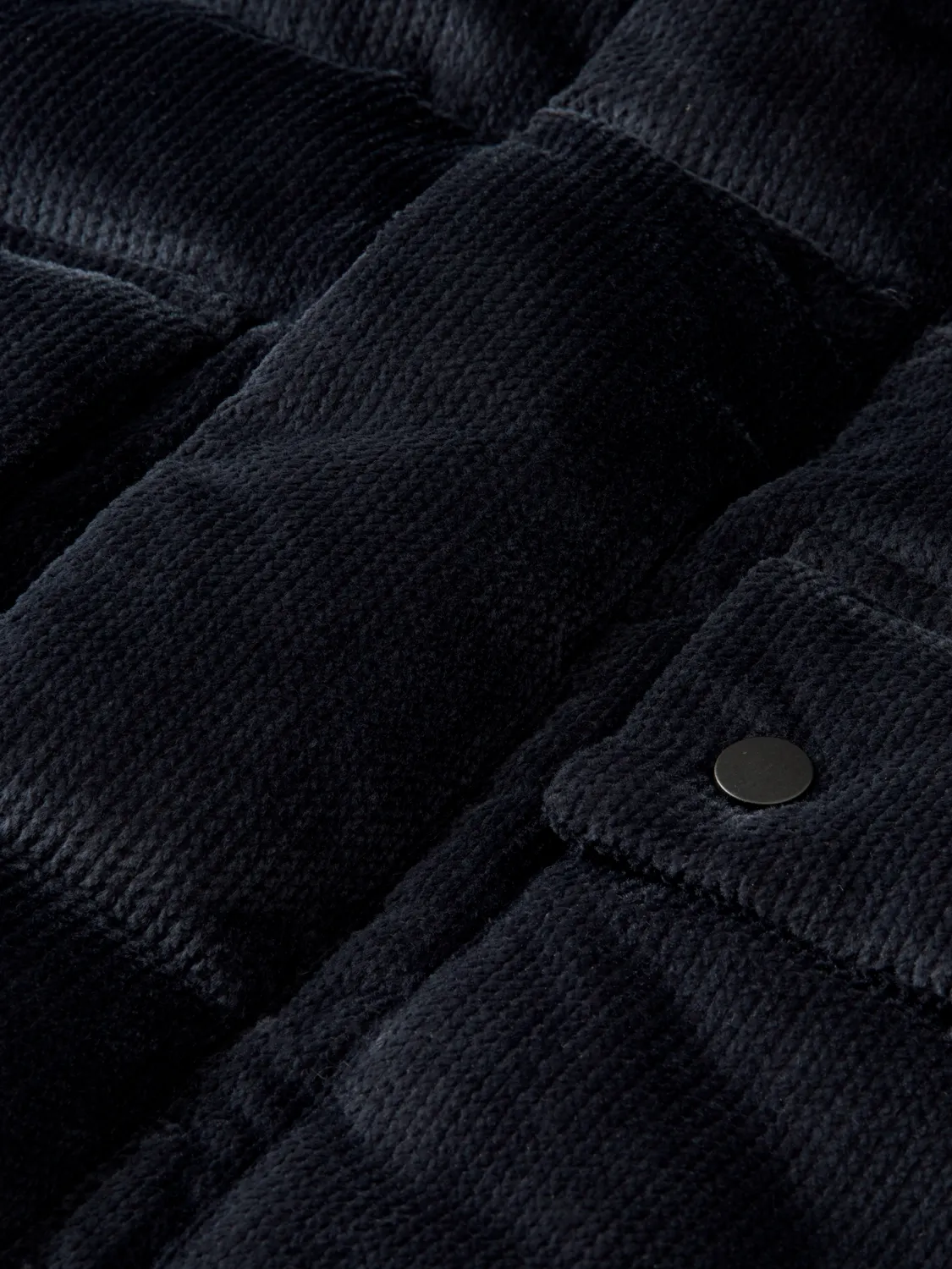 Scotch & Soda Navy Corduroy Puffer Jacket (163253)