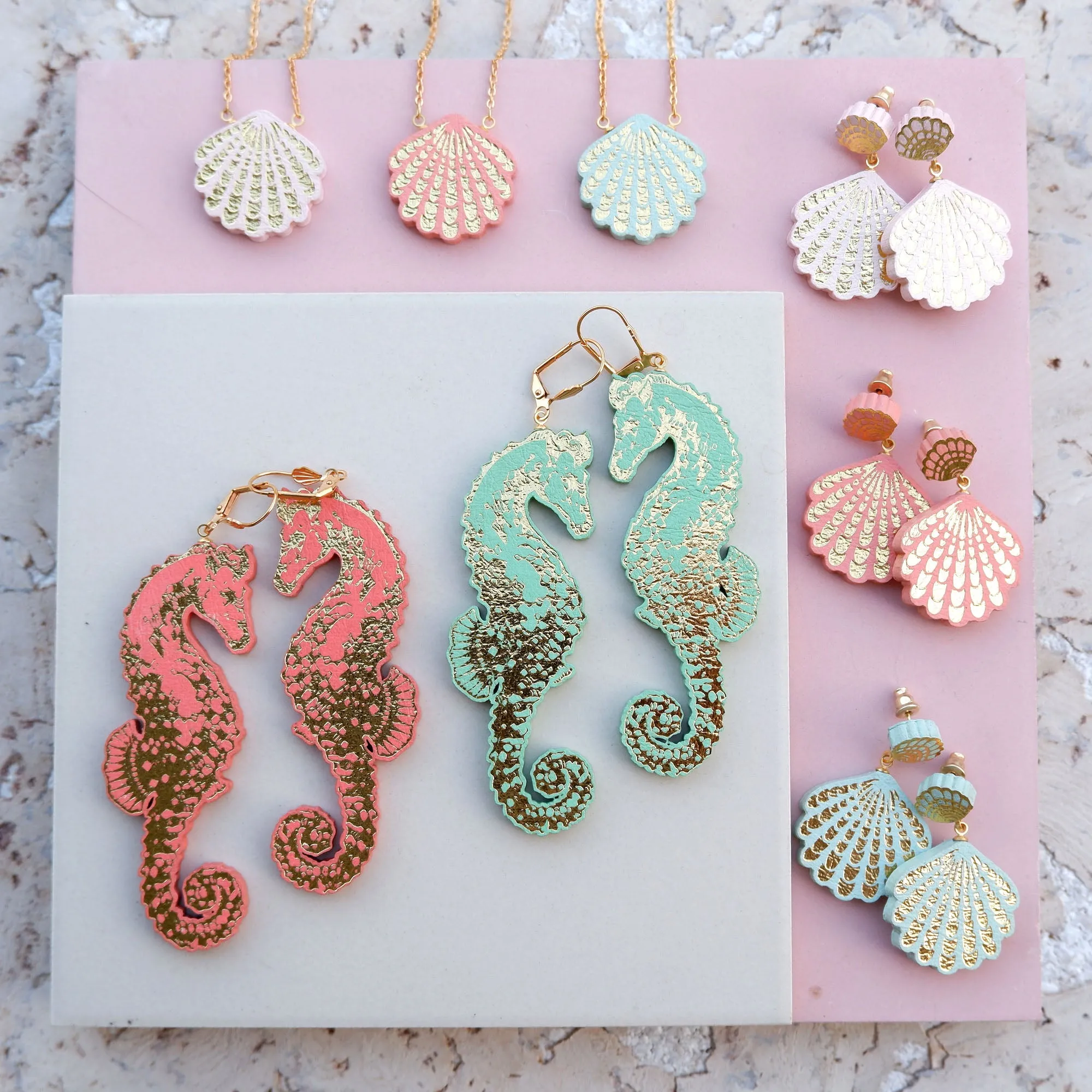 SEAHORSE . earrings