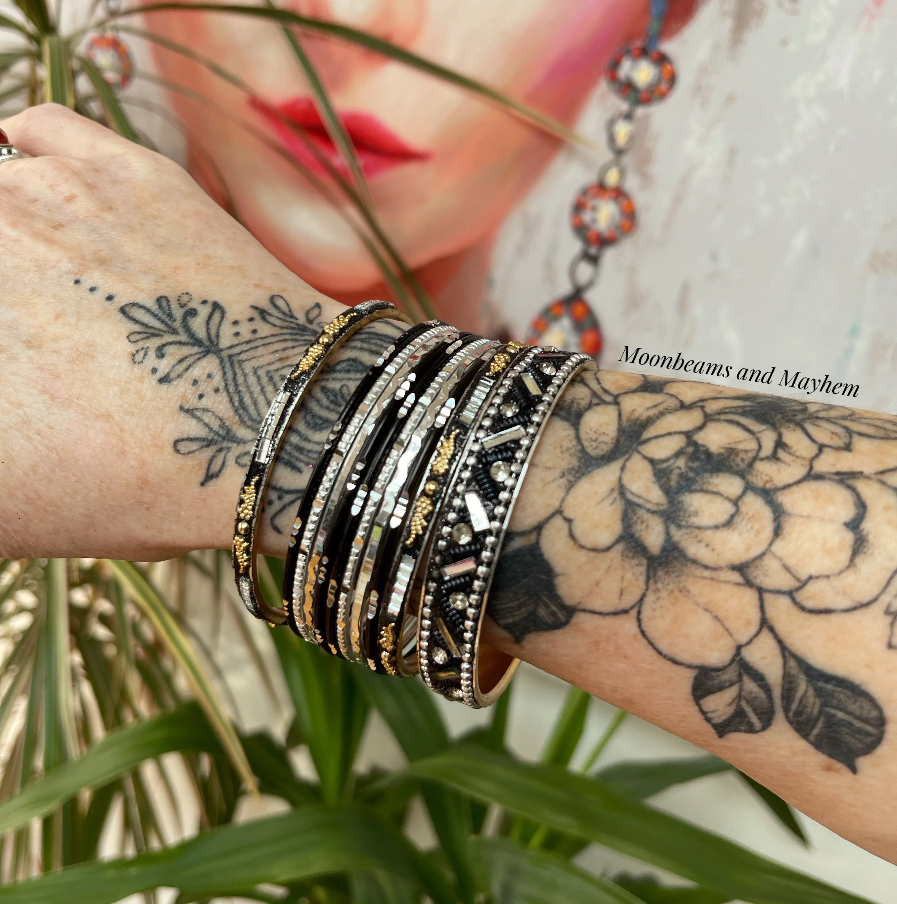 SET OF 11 DELICIOUS INDIAN BLACK BANGLES