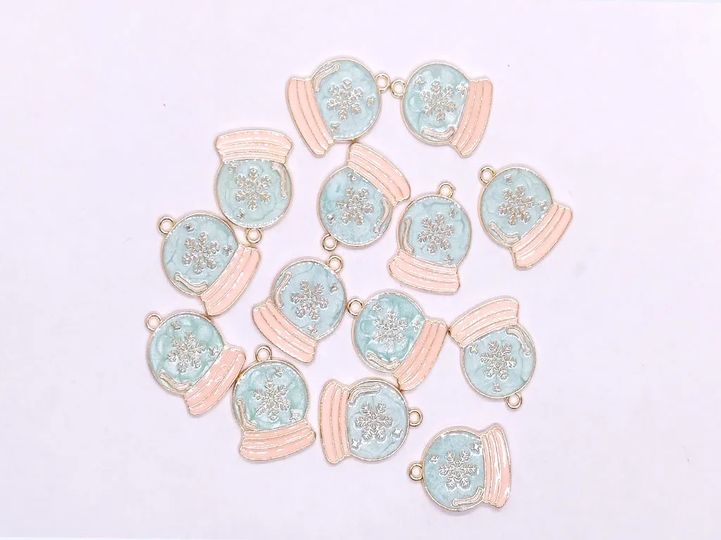 Sky Blue Designer Metallic Jewelry Charms