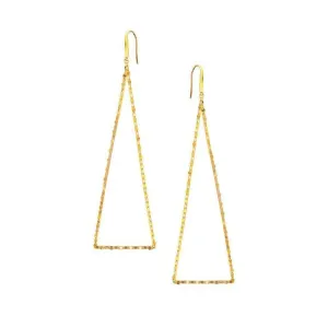 Small Triangle Glam Silhouette Earring