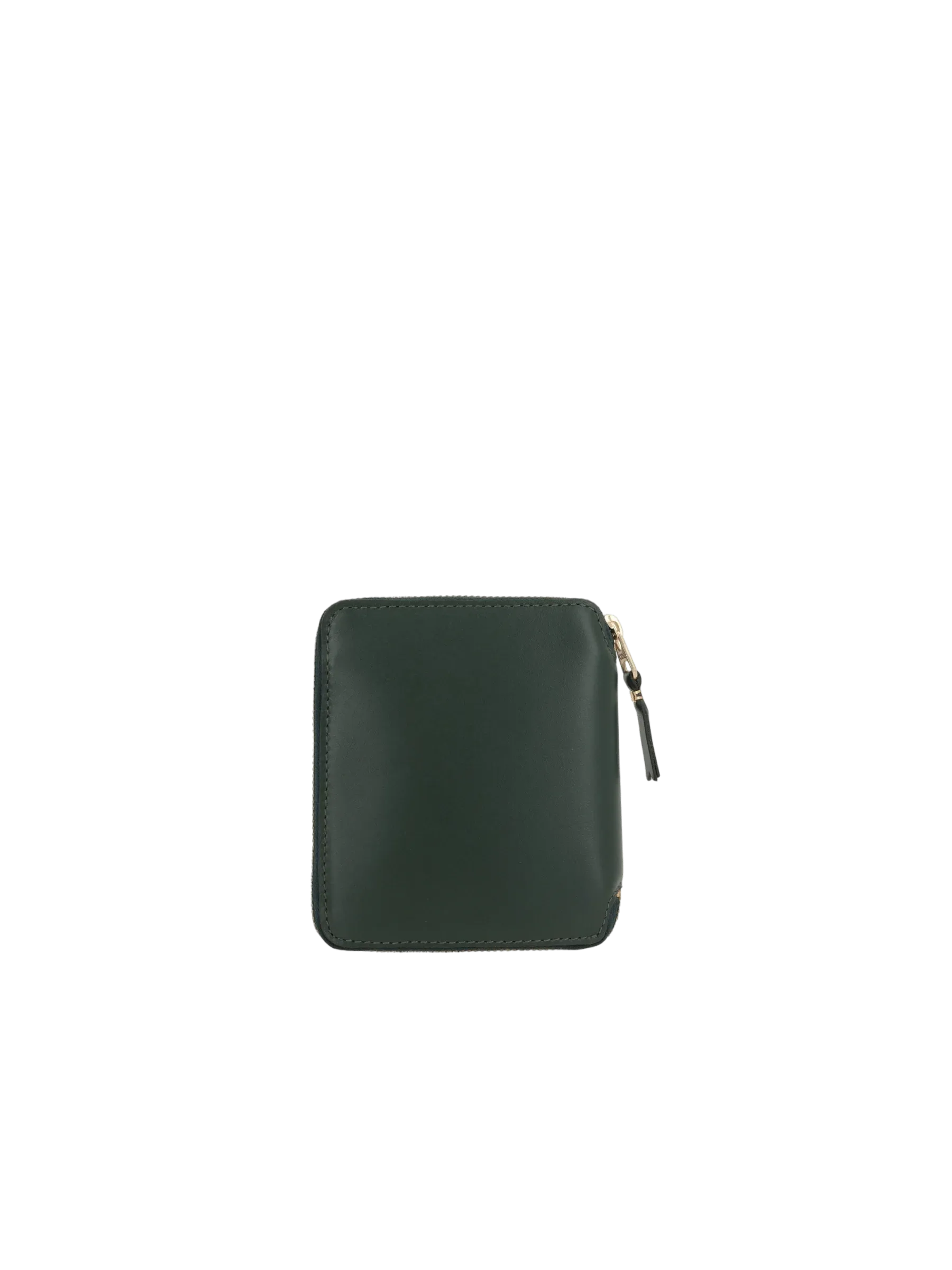 Smooth Leather Zip-Around Wallet