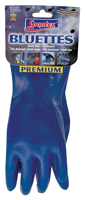 Spontex 20005 Household Protective Gloves, XL, Longer Cuff, Neoprene, Blue :PR: QUANTITY: 1