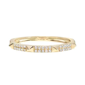 Studded Pave Diamond Ring