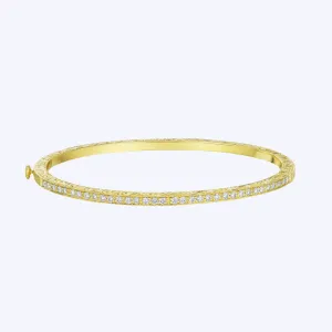 Thin Diamond Bangle