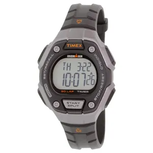 Timex Womens Ironman Black Dial Rubber Quartz Sport Digital Watch - TW5K89200