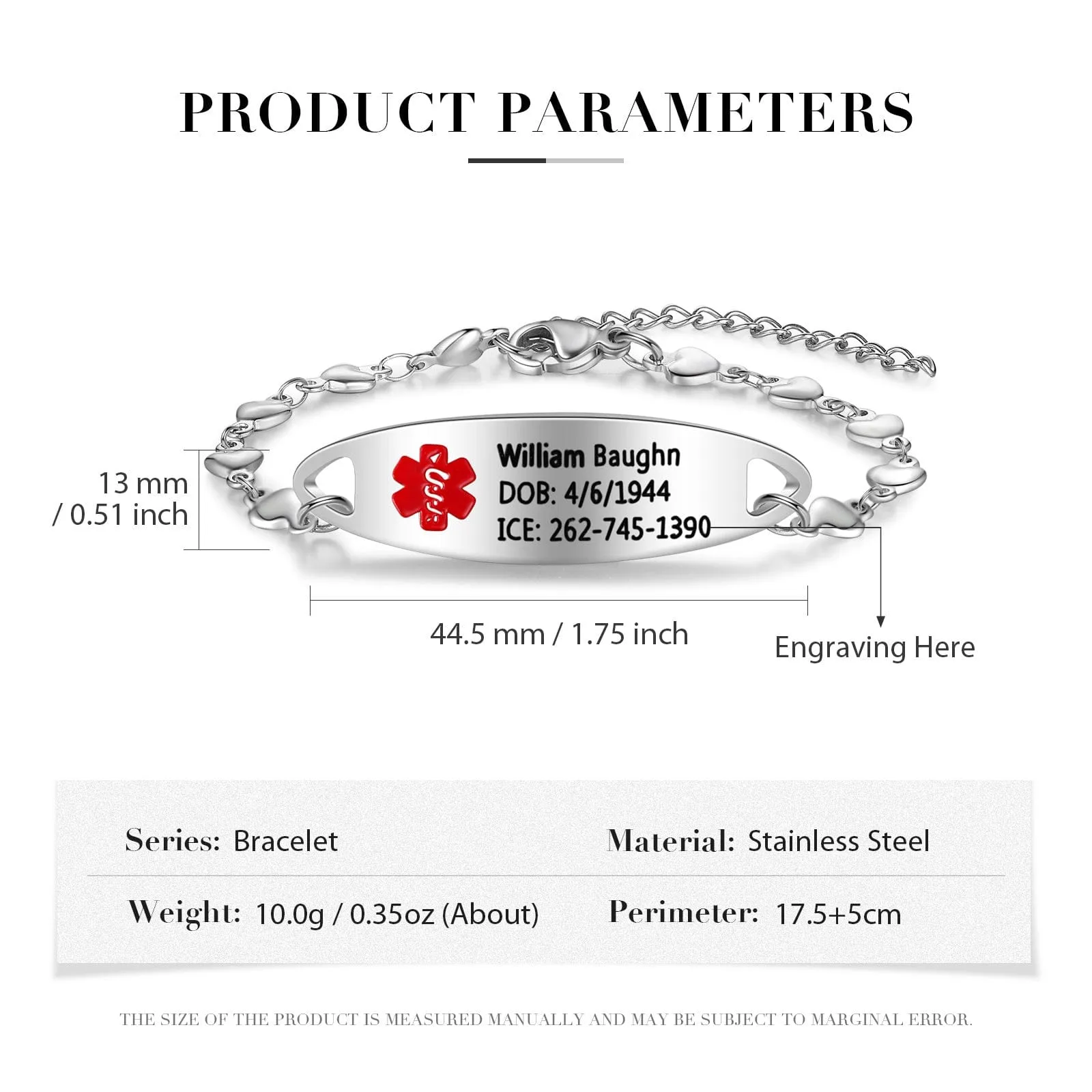 Uniquely Yours: Discover the Power of Personalized Stainless Steel Medical Bracelets