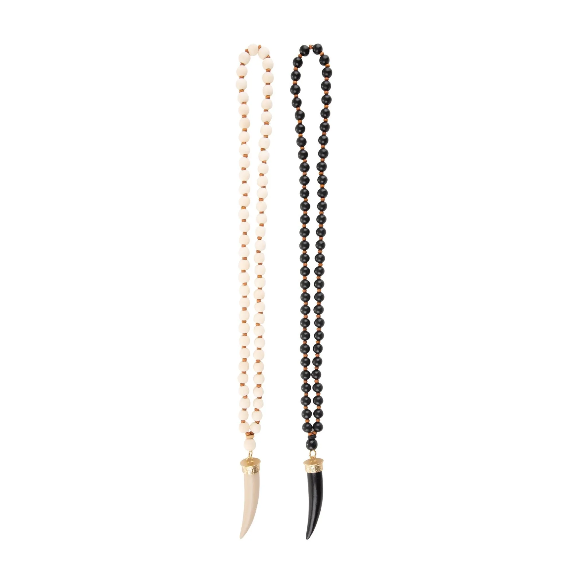 Wood Tusk Necklace