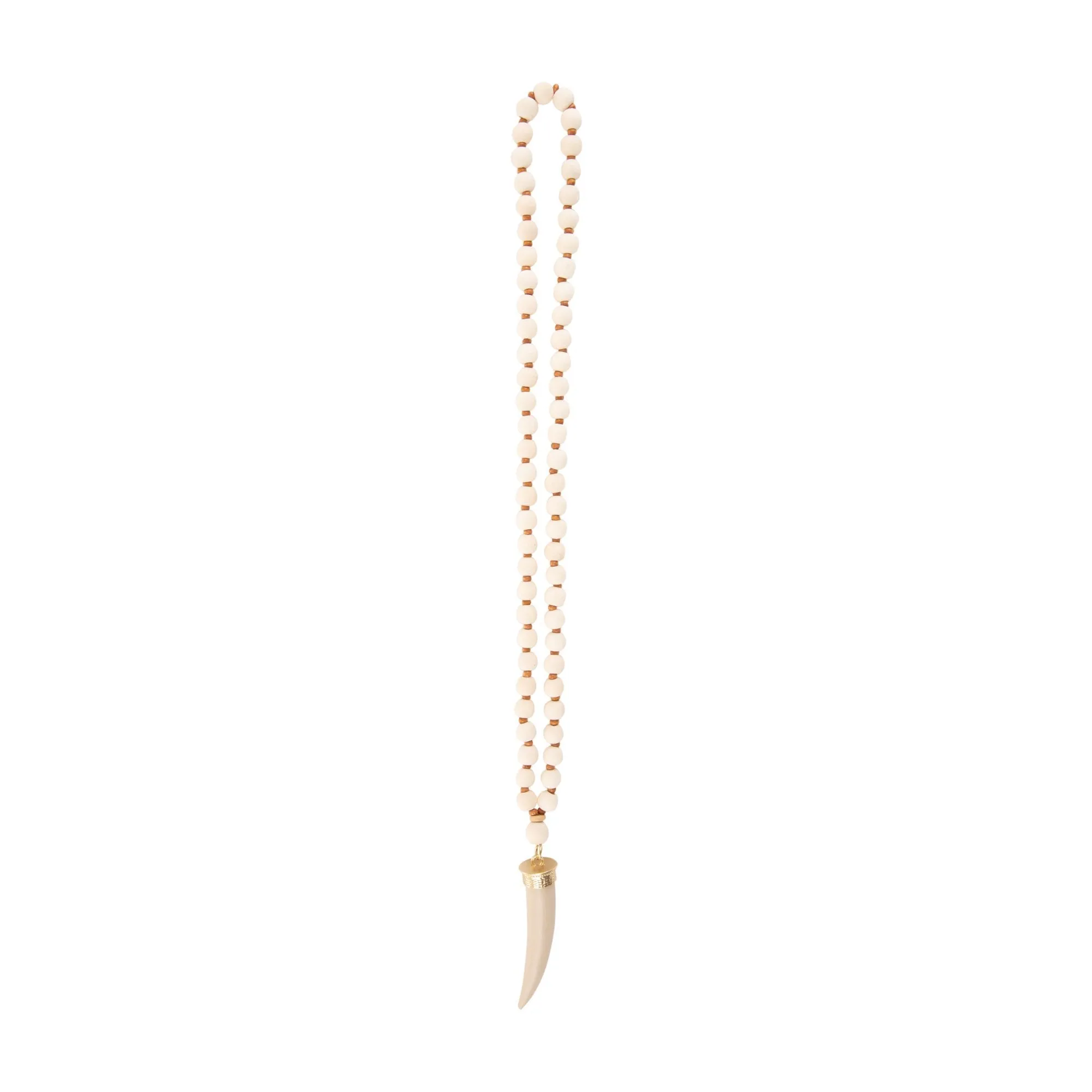 Wood Tusk Necklace